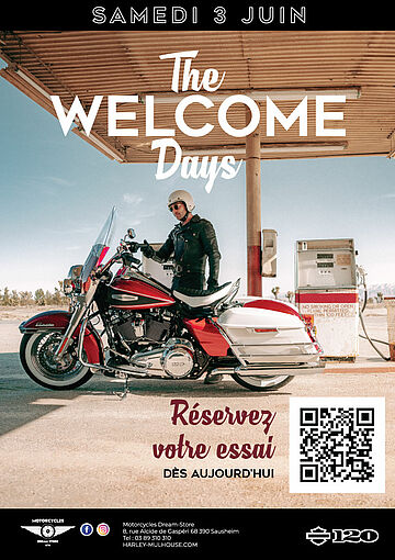 WELCOME DAYS HARLEY-DAVIDSON MULHOUSE LE 3 JUIN