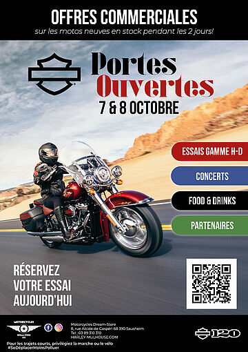 PORTES OUVERTES HARLEY-DAVIDSON MULHOUSE LE 7 & 8 OCTOBRE